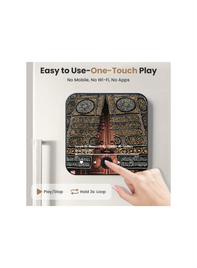 ACLIX Islamic Fridge Quran Speaker Surah or Zikr Option USB-C Charging Ramadan & Eid Gift Choice - Image 2